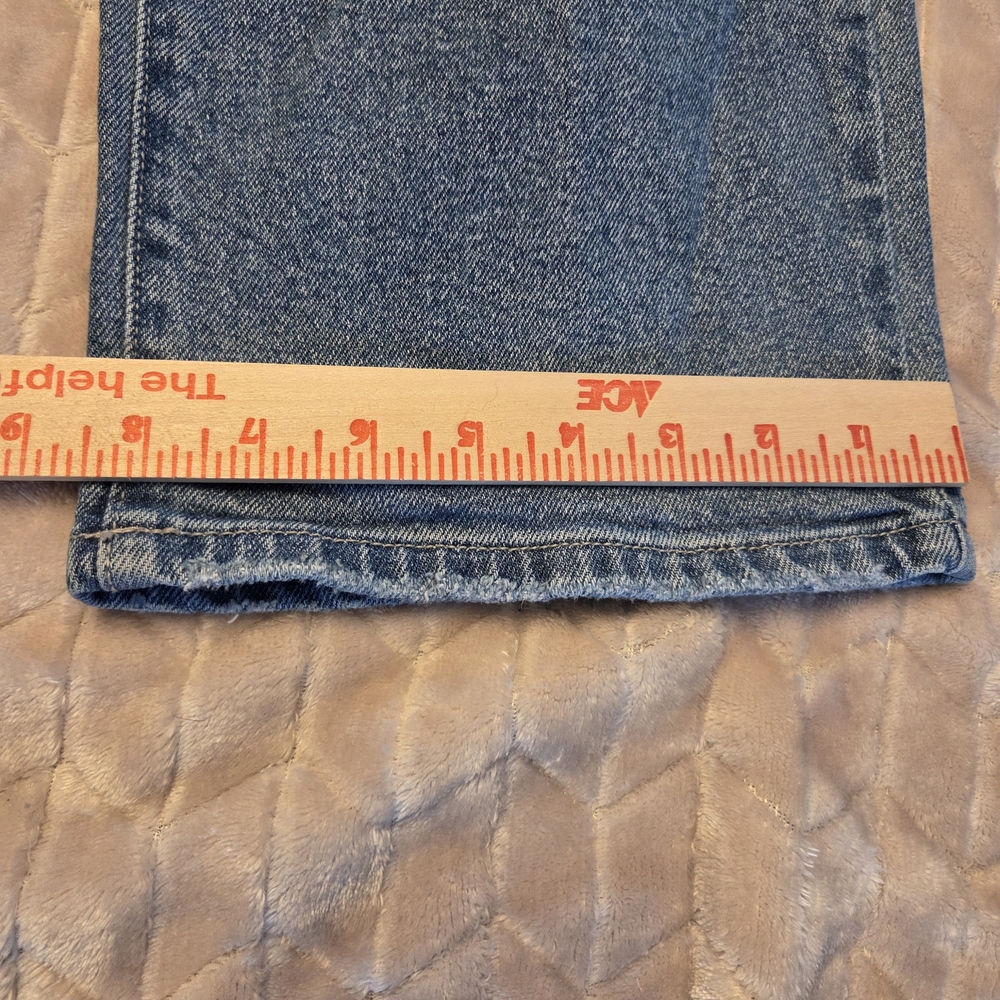 Windsor Blue Distressed Flare Jeans - Picture 6 of 12